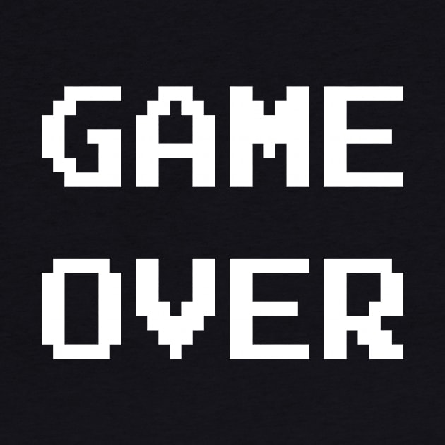 Game Over Blood Evil Retro Gamer Humor Gift Men Women Kid by SmileSmith